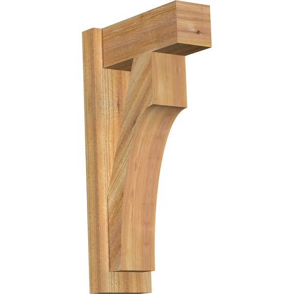 Ekena Millwork Westlake Block Rough Sawn Outlooker, Western Red Cedar, 6"W x 14"D x 26"H OUT06X14X26WTL05RWR - main